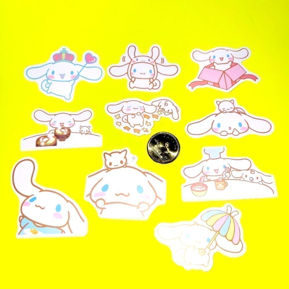 3/$20 10 pcs brand new waterproof Cinnamoroll stickers